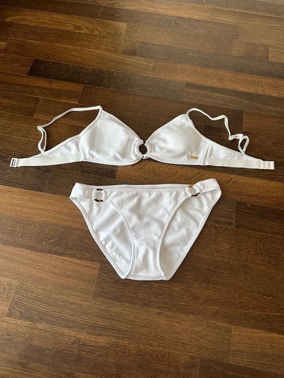 AB 1 FR Weisser Bikini ROXY Gr M 10 38 Badeanzug Gebraucht In