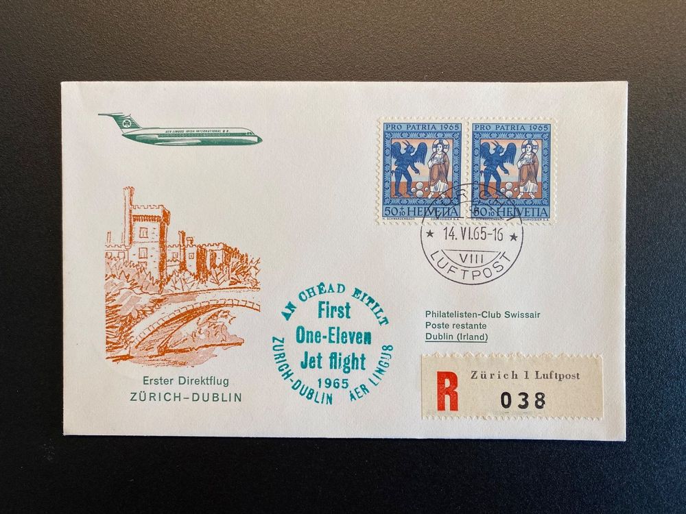 Aer Lingus Erstflug Zürich Dublin 1965 Kaufen auf Ricardo