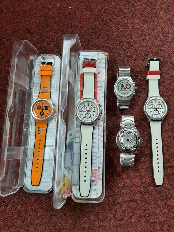 5 SWATCH UHREN Kaufen Auf Ricardo