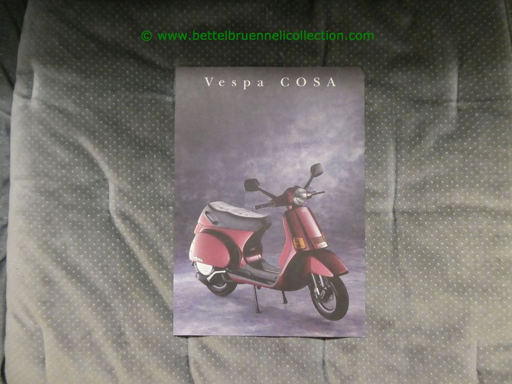 Vespa Cosa Prospekt Deutsch Franz Sisch Italienisch Kaufen Auf Ricardo