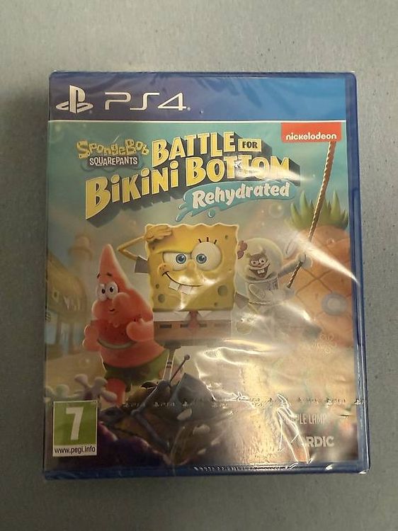 Spongebob Battle For Bikini Bottom PS4 PS5 Neu Neu Und