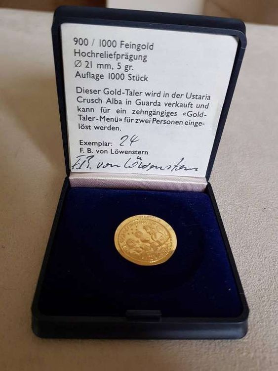 Limitierte 5 Gramm Goldmünze Kaufen auf Ricardo