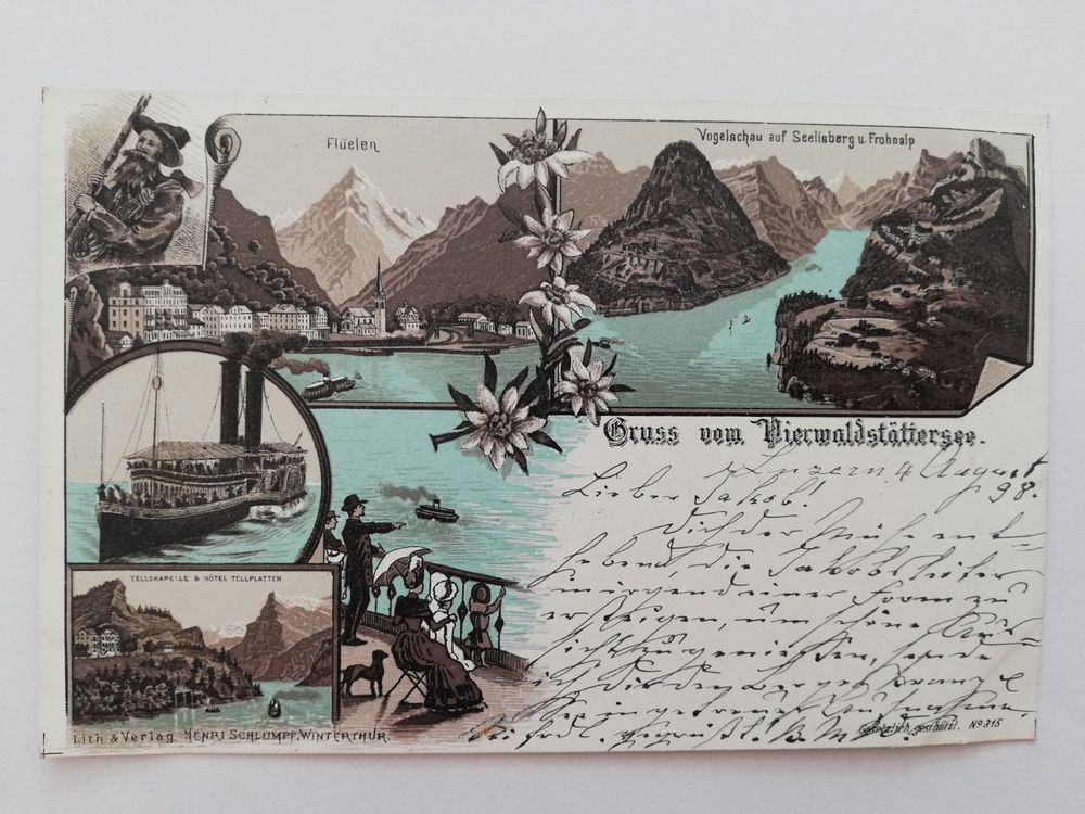 Postkarte Gruss Vom Vierwaldst Ttersee Kaufen Auf Ricardo