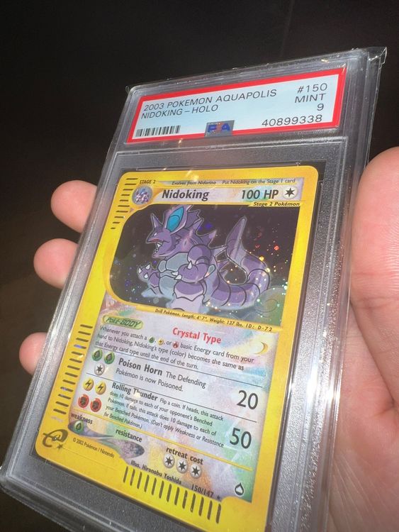 Psa Crystal Nidoking Holo Pokemon Ab Fr Kaufen Auf Ricardo