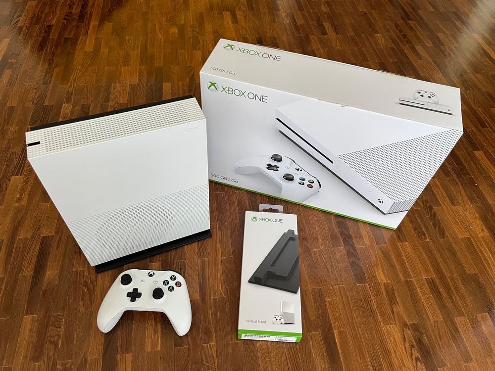 Xbox One S 500 GB Go Inkl Vertical Stand Und Controller Kaufen Auf