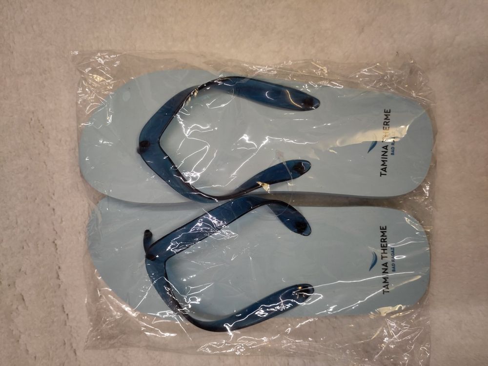 Flip Flop neu Tamina Therme Grösse 39 40 Sohlenlänge 26cm Kaufen auf