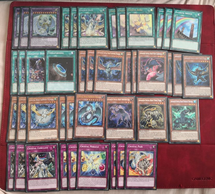 Yugioh Sammlung ADVANCED CRYSTAL BEAST Deck Kaufen Auf Ricardo