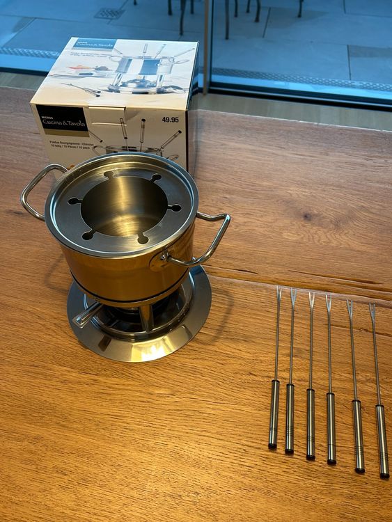 Fondue Set für Bourguignonne Chinoise Kaufen auf Ricardo