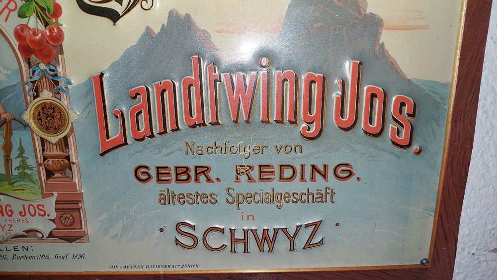 Reklametafel Landwing Jos Schwyz Kaufen Auf Ricardo