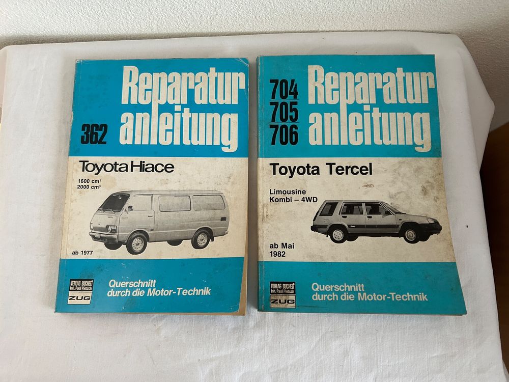 Bucheli Auto Reparaturanleitung Toyota Hiace Tercel Kaufen