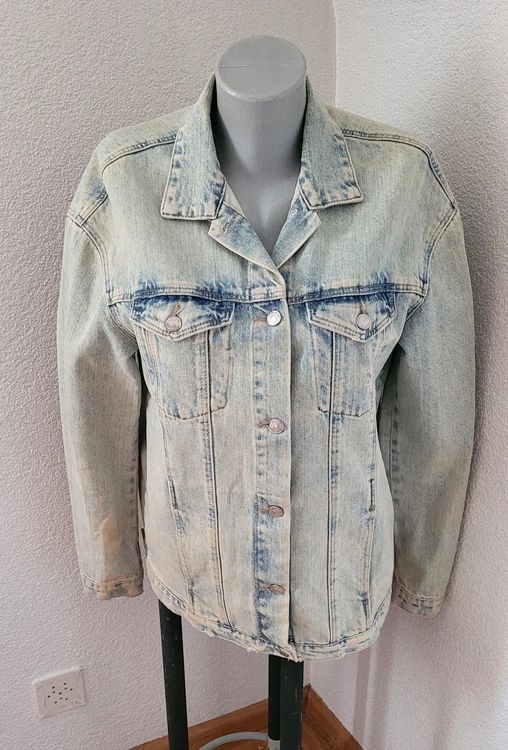 Coole Jeansjacke Von ZARA Gr S Used Look Waschung Kaufen Auf Ricardo