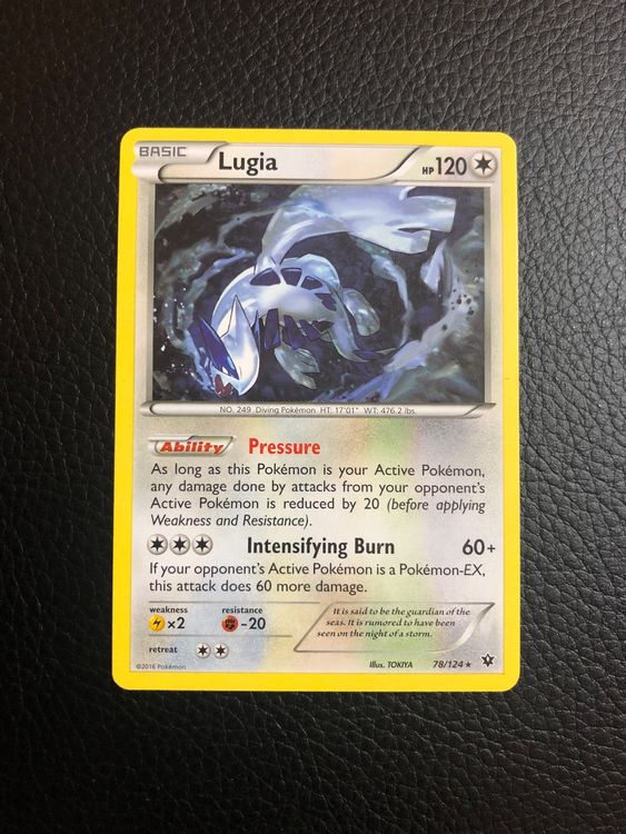 XY Fates Collide Lugia Rare 78 124 Ab 1 Kaufen Auf Ricardo