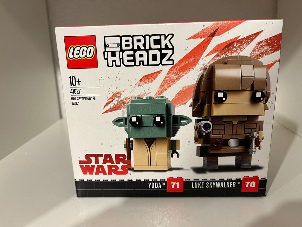 Lego Brickheadz 41627 Luke Skywalker Yoda Star Wars Kaufen Auf Ricardo