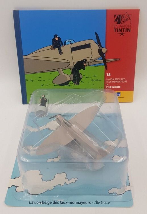 Herg Avion Tintin Beige Des Faux Monnayeurs L Ile Noire Kaufen