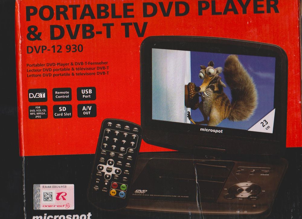 Portabler Dvd Player Dvb T Tv Ovp Kaufen Auf Ricardo