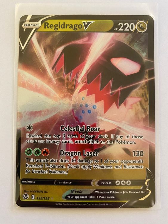 Pokemon Regidrago V 135 195 Silver Tempest EN Kaufen Auf Ricardo