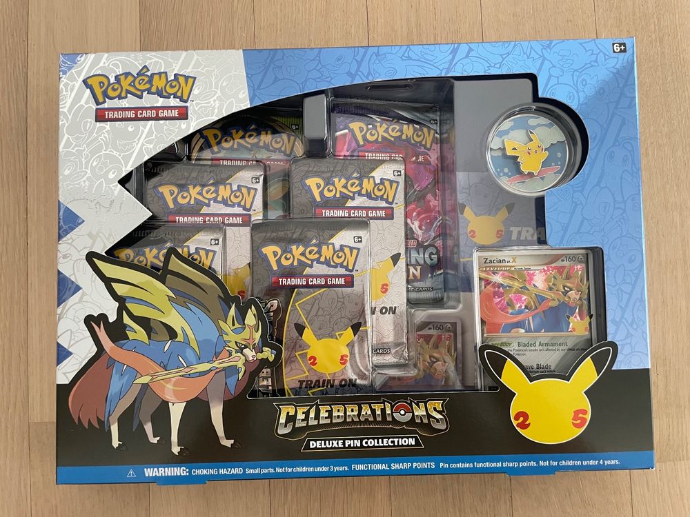 Celebrations Deluxe Pin Collection Zacian EN Sealed Kaufen Auf Ricardo