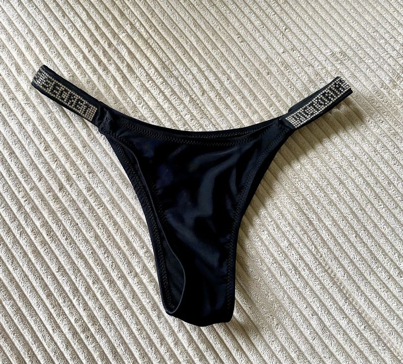 Bikini Hose Unterteil Badehose Schwarz Glitzer Beach Gr S Kaufen Auf