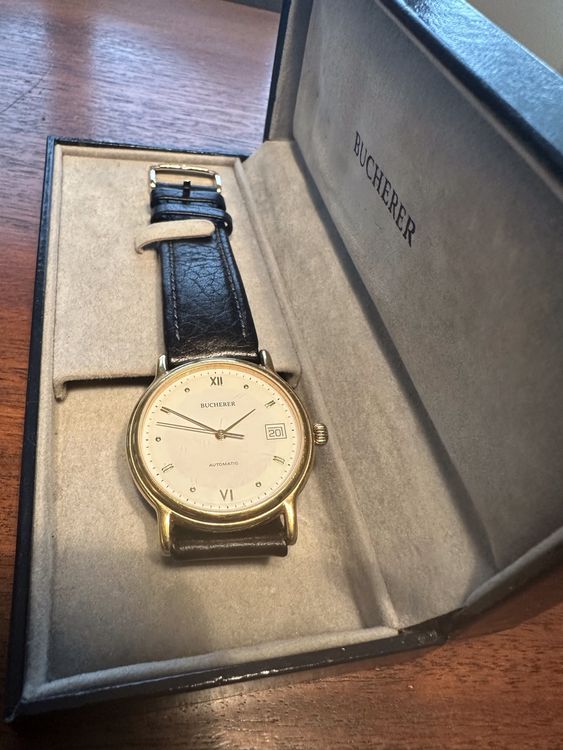 Bucherer Automatik 35mm Klassische Vintage Herrenuhr Kaufen Auf Ricardo