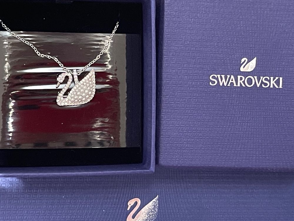 Swarovski Silber Halskette Kette Schwan Funkeltraum Mit Box Kaufen