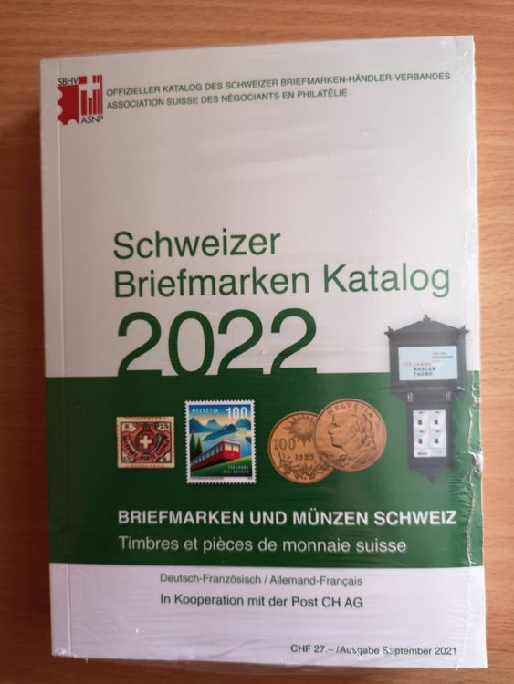 Schweizer Briefmarkenkatalog SBK 2022 Neu Kaufen Auf Ricardo