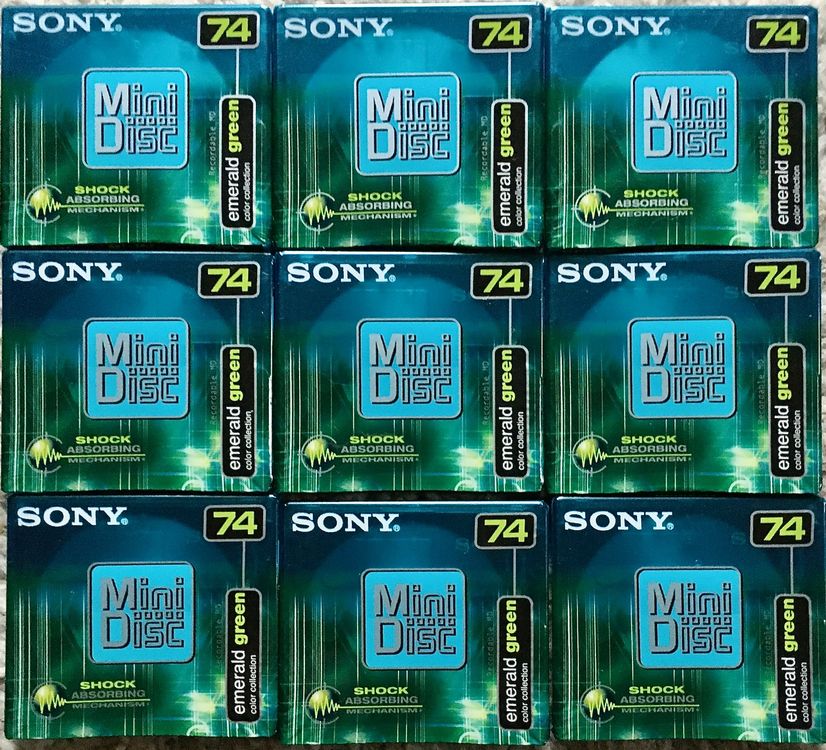 9 Sony Minidisc MD74 NEU OVP Kaufen Auf Ricardo