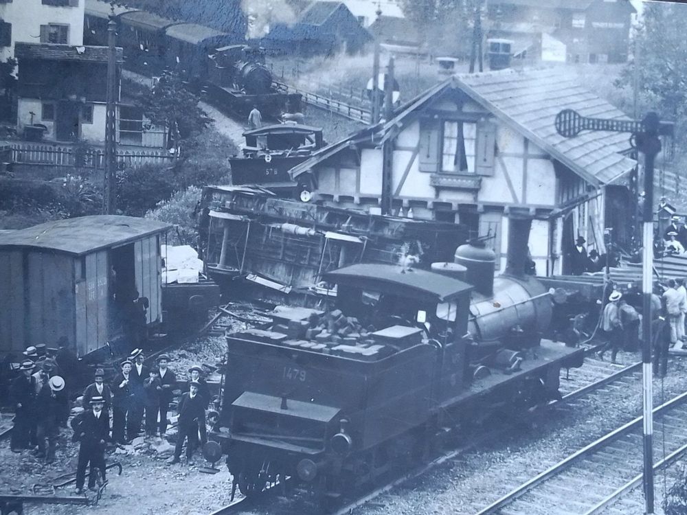 Echt Photo Karte Bahn Unglück St Johann Basel 1901 Kaufen auf Ricardo