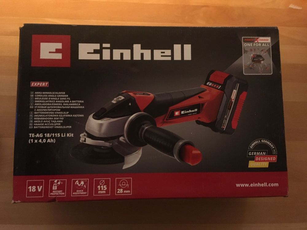 Einhell Akku Winkelschleifer TC AG 18 115 Li Kit Kaufen Auf Ricardo