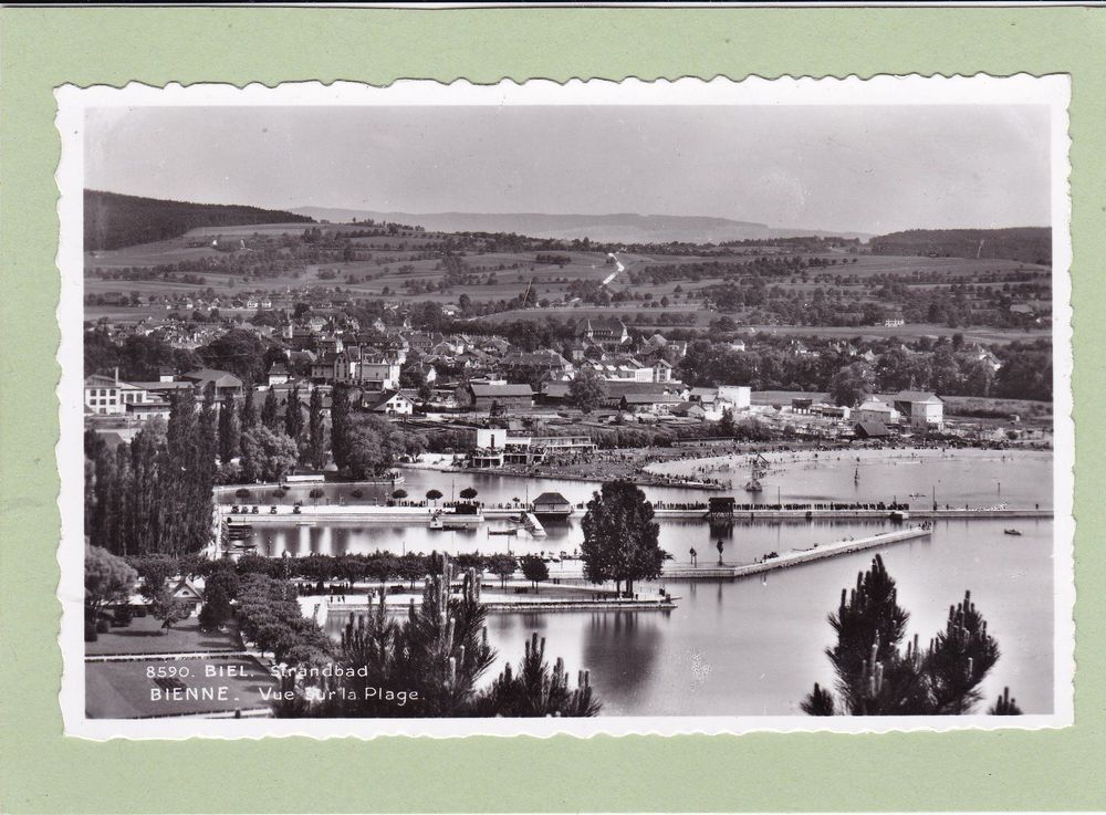 Biel Strandbad Bienne Sur La Plage 1956 Kaufen Auf Ricardo