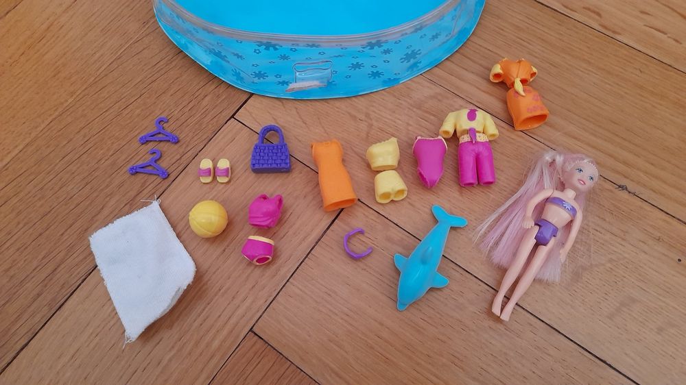 Polly Pocket Swimming Pool Party Grand Lot Poup Es Kaufen Auf