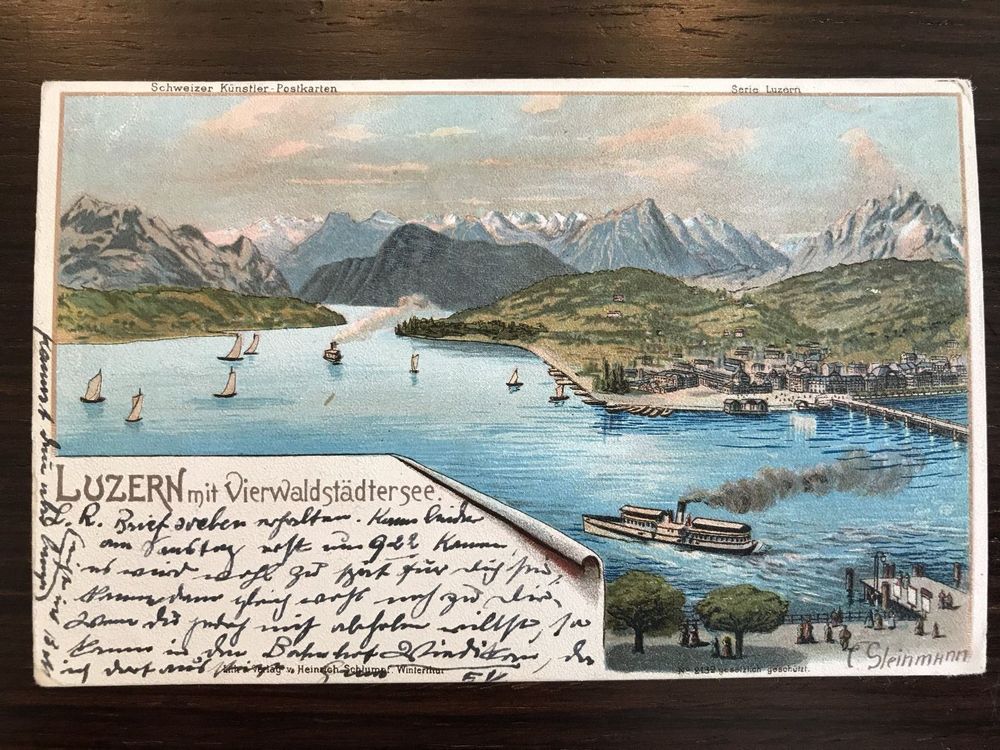 Luzern Litho Steinmann 1900 Kaufen Auf Ricardo