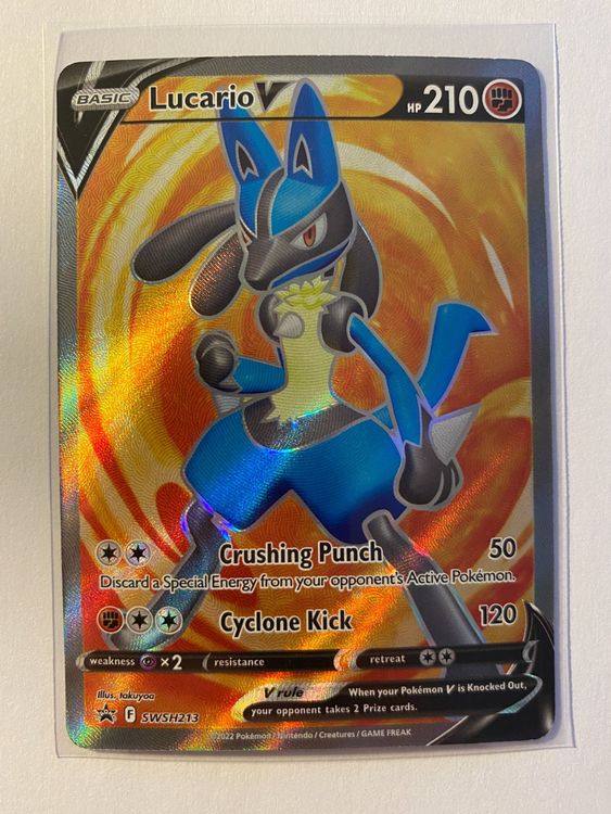 Pokemon Lucario V SWSH 213 EN Kaufen Auf Ricardo