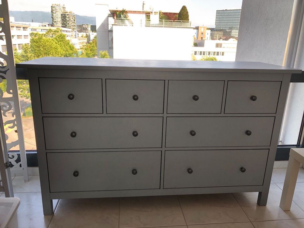 Commode Ikea Hemnes Tiroirs Grise Kaufen Auf Ricardo