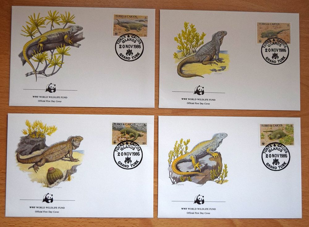 Wwfbriefmarken Turks And Caicos Leguane Kaufen Auf Ricardo