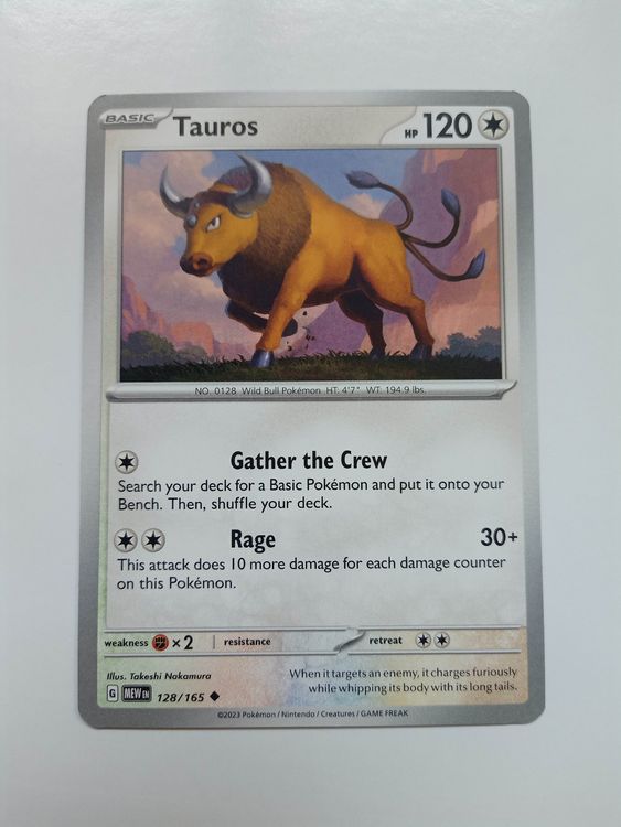 Tauros Pokemon 151 Mew Kaufen Auf Ricardo