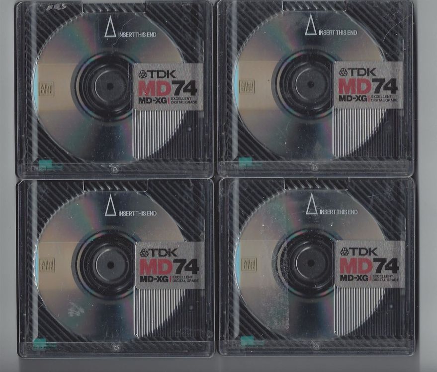 4 X TDK MiniDisc MD 74 MD XG Recordable Kaufen Auf Ricardo