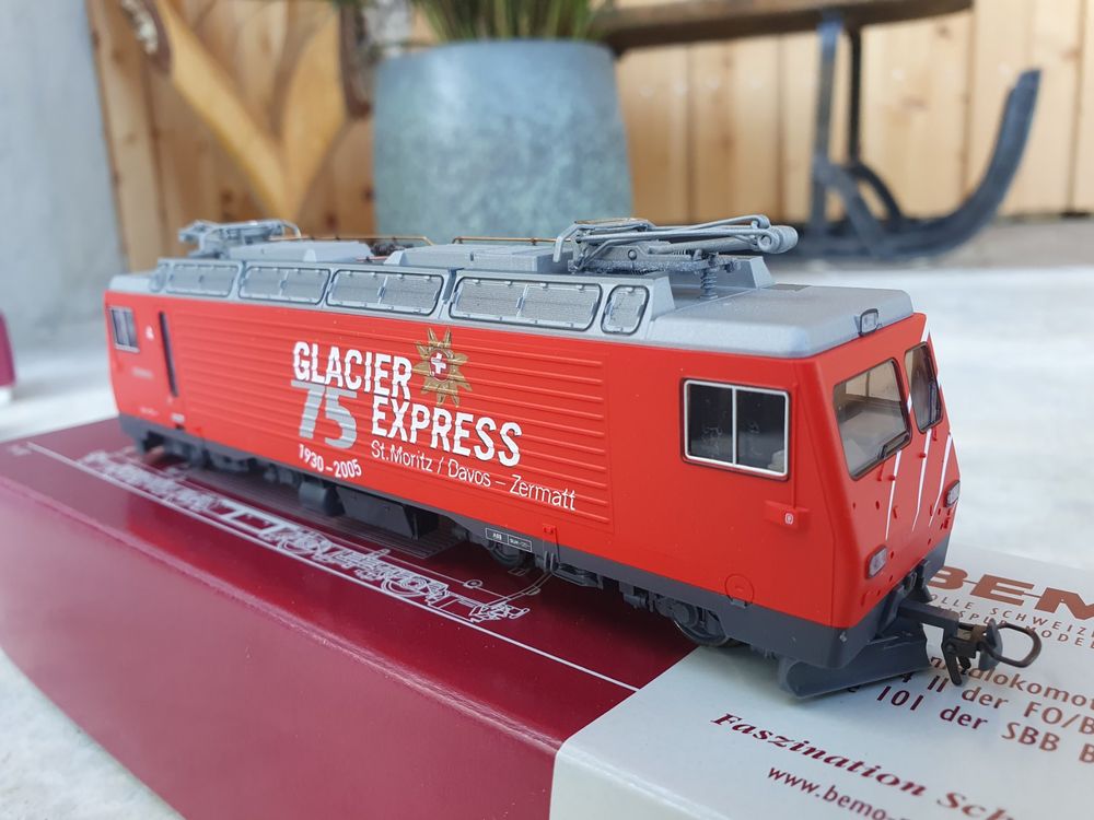 Bemo H M Hge Ii Mgb Jahre Glacierexpress Kaufen Auf