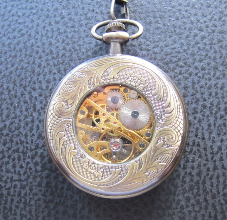 Steampunk Skeleton Taschenuhr Handaufzug Kaufen Auf Ricardo