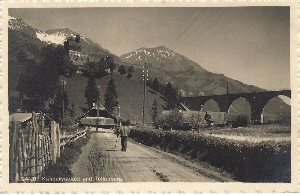 Kanderviadukt Und Tellenburg Frutigen Bern Kaufen Auf Ricardo