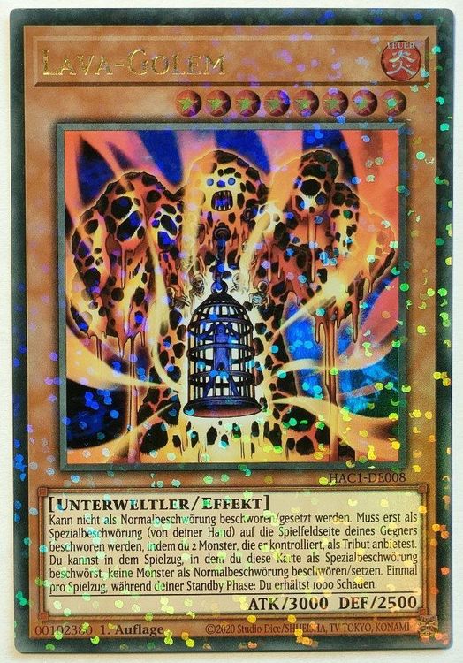 Yu Gi Oh Lava Golem Hac Duel Terminal Ultra Rare Kaufen Auf Ricardo