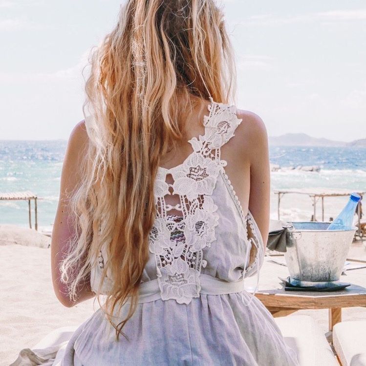 BEACH SOMMER MAXI KLEID Gr S M NUDE Gebraucht in Zumikon für CHF 25