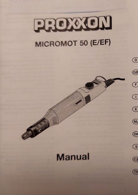 Proxxon Micromot Volt Hohe Pr Zision Kugelgelagert Kaufen