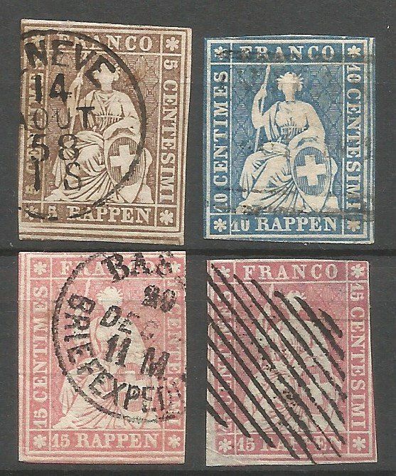 Timbres Anciens De Suisse Strubel Kaufen Auf Ricardo