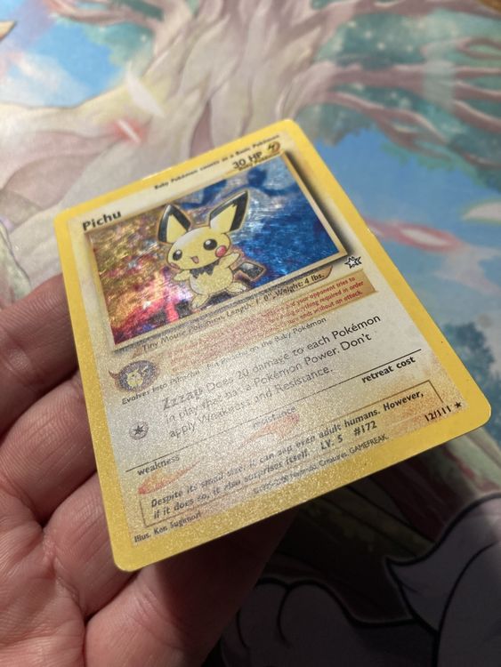 Pokémon card EN Pichu Holo rare Neo Genesis Kaufen auf Ricardo