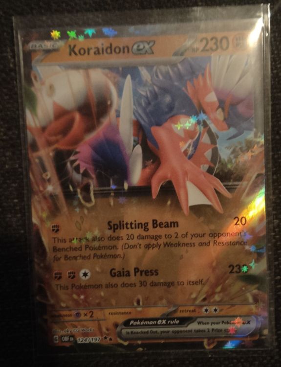 OBF 124 Koraidon EX EN Obsidian Flames Kaufen Auf Ricardo