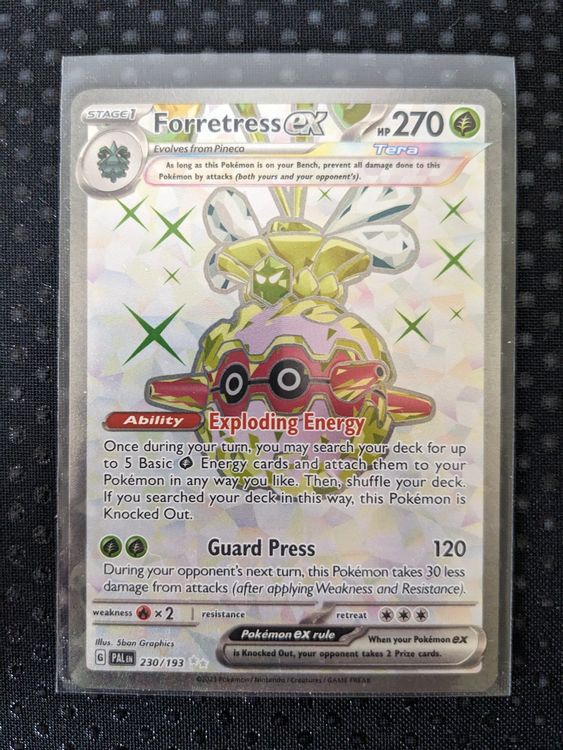 Pokémon Paldea Evolved Forretress EX 230 193 EN Kaufen auf Ricardo