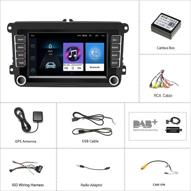 Autoradio Vw Dab Carplay Touran Golf Passat Tiguan Polo Acheter Sur