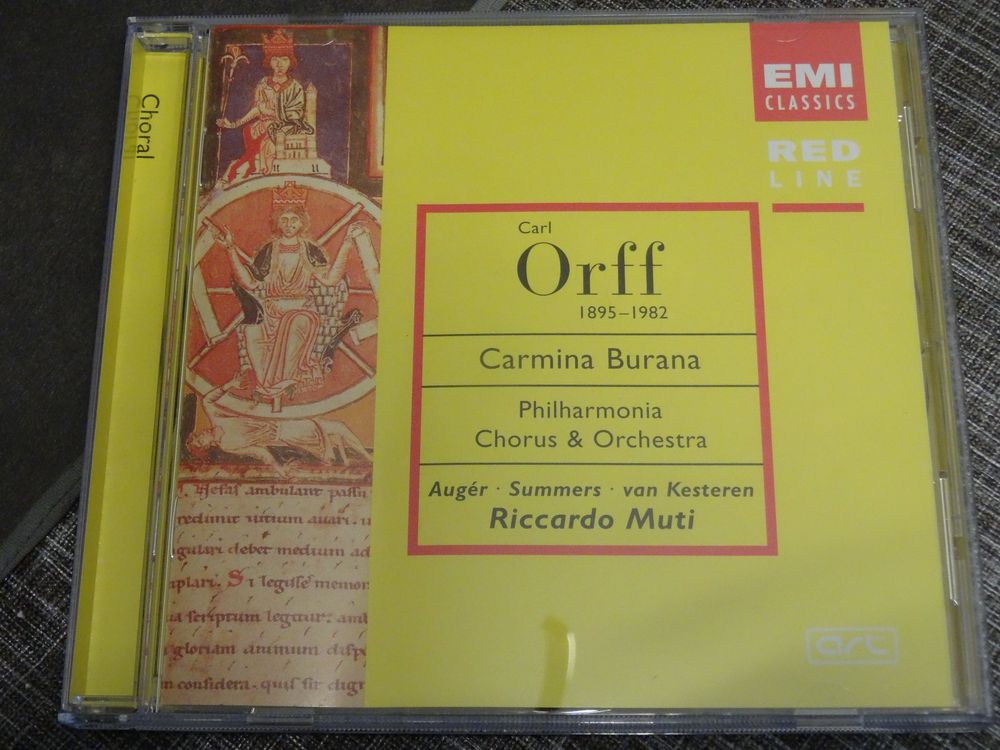 Orff Carmina Burana CD Kaufen Auf Ricardo