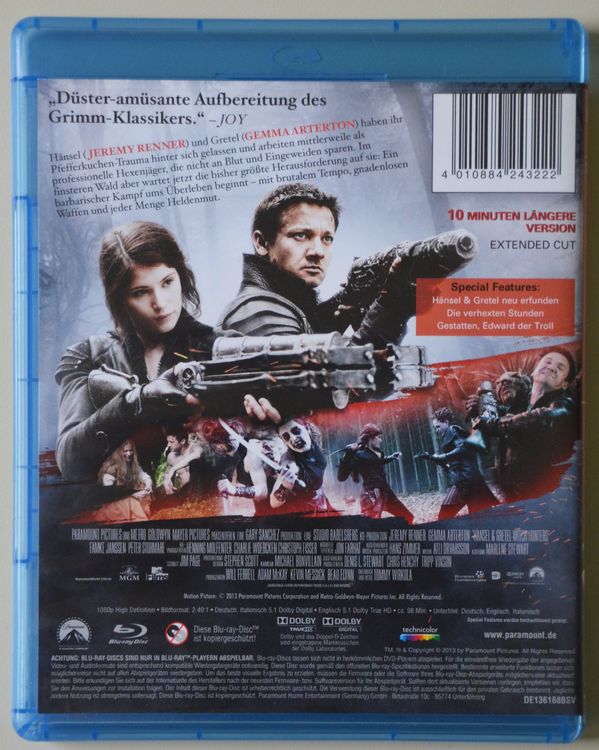 Blu Ray H Nsel Gretel Hexenj Ger Extended Cut Kaufen Auf Ricardo