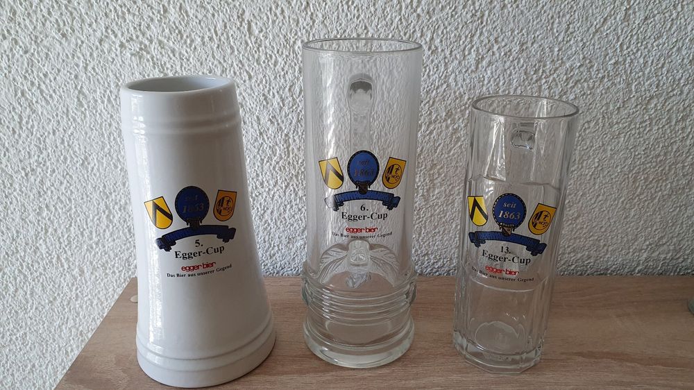 3 Bierkrüge Brauerei Egger Worb 1 Kaufen auf Ricardo